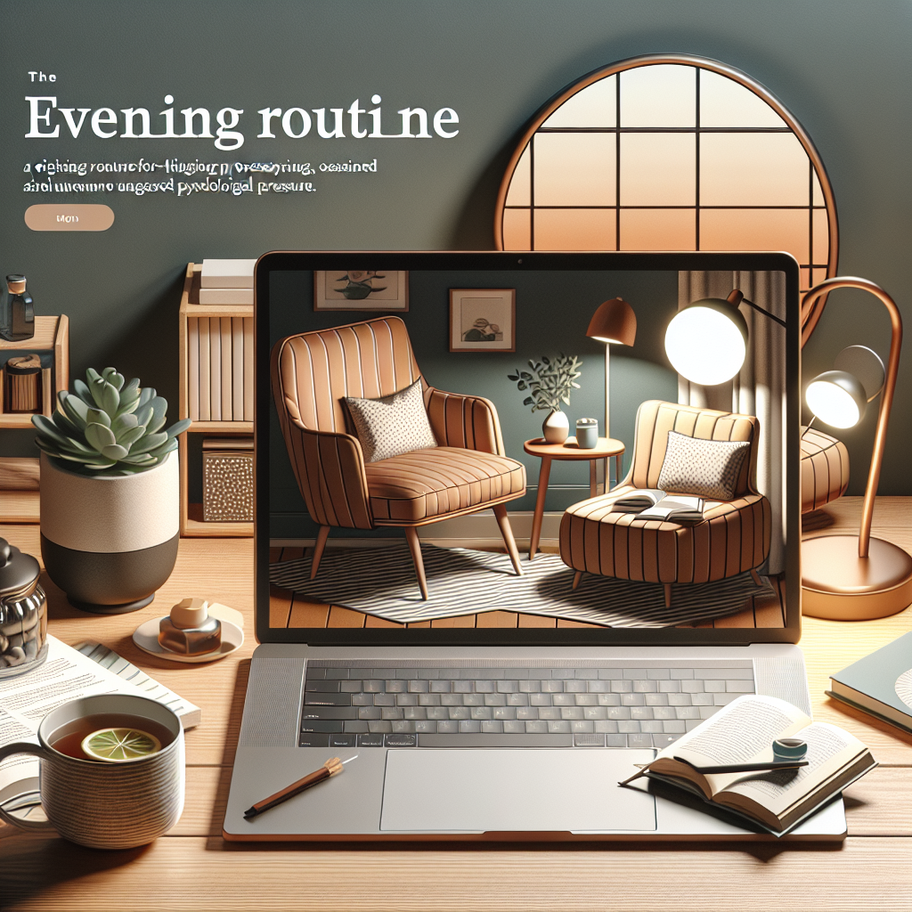 원치 않는 심리적 압박을 해소하는 30대 직장인을 위한 저녁 루틴