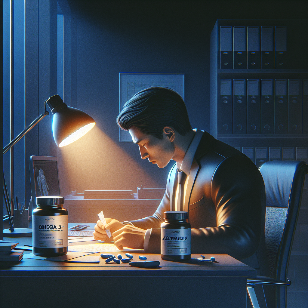 야근 많은 30대 직장인을 위한 스트레스 완화 오메가-3와 아슈와간다 복합제 사용 후기