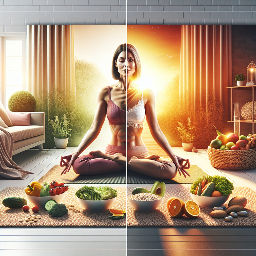 갱년기 여성의 밤낮 체온 조절을 위한 저탄수화물 식단과 요가 후기