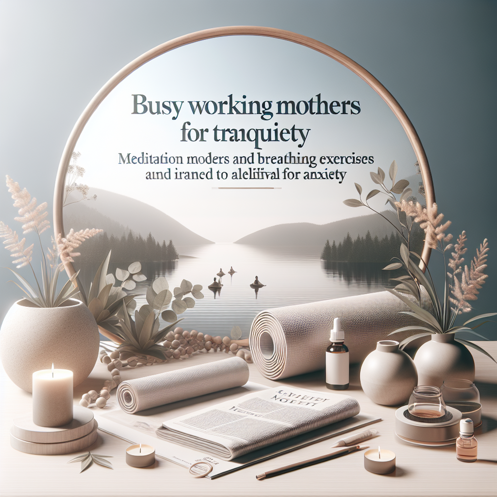 신경 쓸 게 많은 40대 워킹맘을 위한 불안 완화 명상 및 호흡 운동 후기