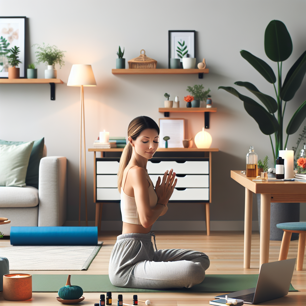 재택근무 중인 30대 여성의 불면증 개선을 위한 요가와 아로마 테라피 실험기