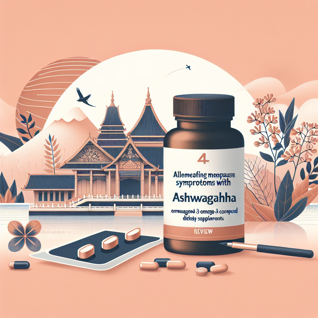 40대 여성 갱년기 증상 완화를 위한 아슈와간다와 오메가-3 복합 영양제 리뷰