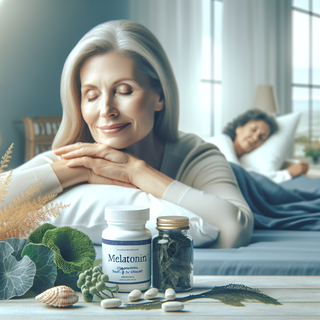 갱년기 여성의 수면 개선을 위한 감태 추출물과 멜라토닌 보충제 사용 후기