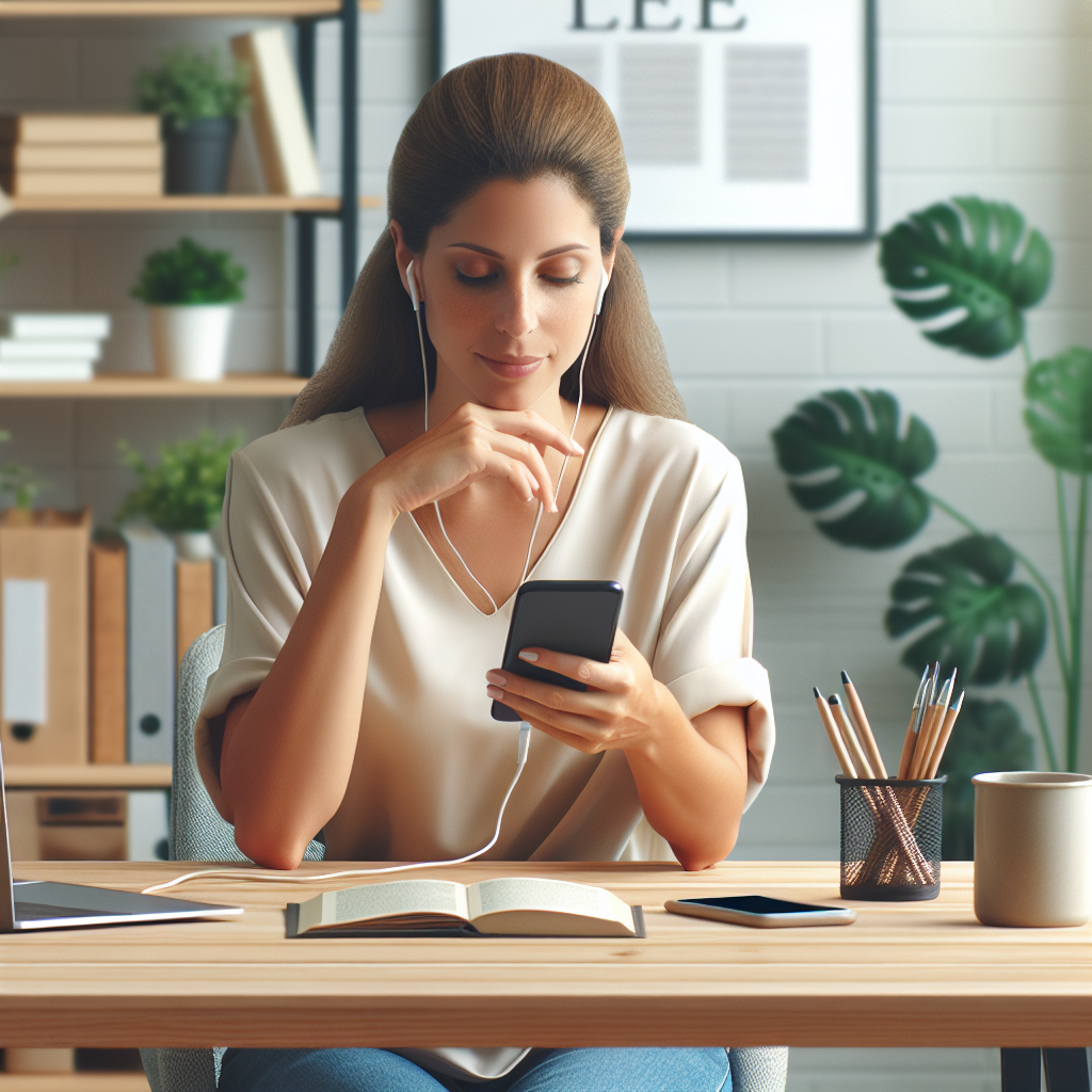 재택근무 중인 30대 여성의 업무 스트레스 해소를 위한 스마트폰 디지털 디톡스 방법