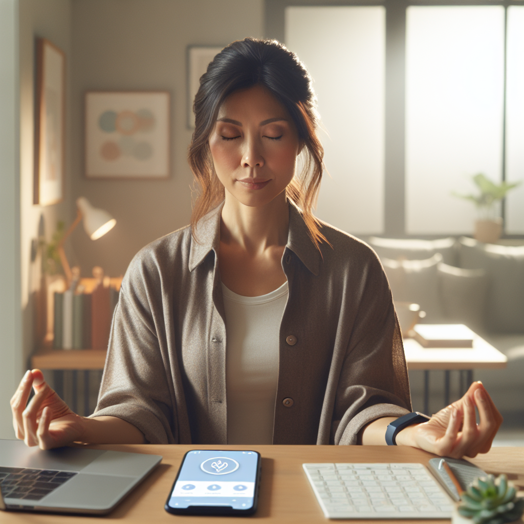 재택근무 중인 30대 워킹맘을 위한 스트레스 관리 명상 앱 사용 후기 및 추천